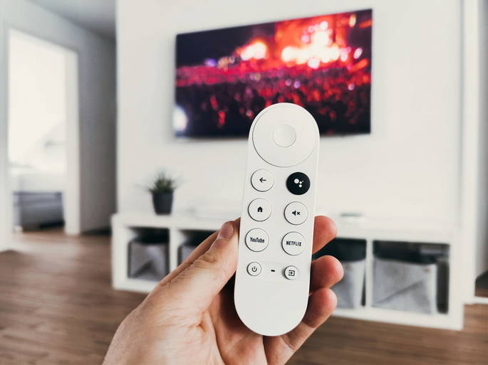 Comando do Chromecast com Google TV