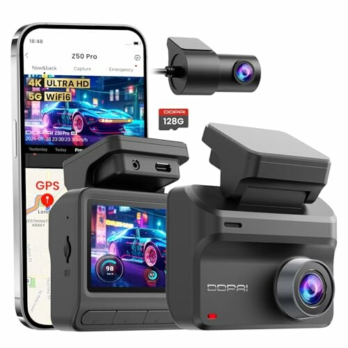 DDPAI Z50 Pro dashcam 4K+1080P