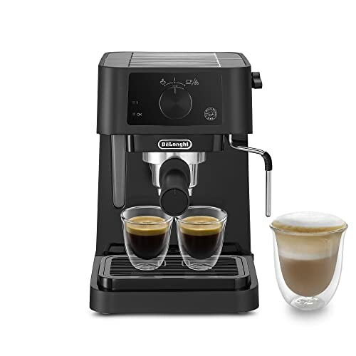 De'Longhi Stilosa, m&aacute;quina de caf&eacute; expresso manual preta