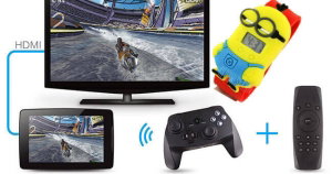 DEAL ALERT: Excelentes presentes para uma criança! Gaming Tablet com comando e relógio Minions