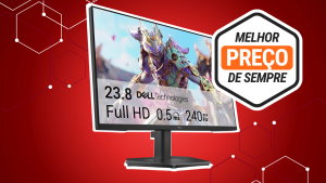 DELL: Monitor de 24" Full HD e 240 Hz está ao melhor preço na Amazon