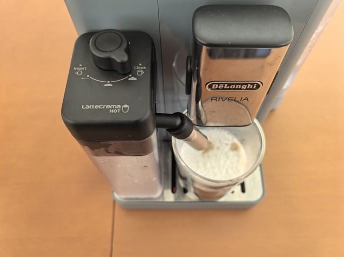 Delonghi Rivelia vista de cima