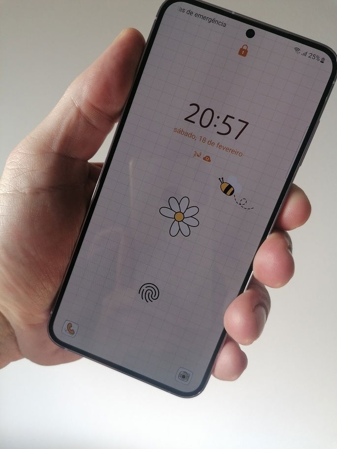 Interface Samsung Galaxy S23+