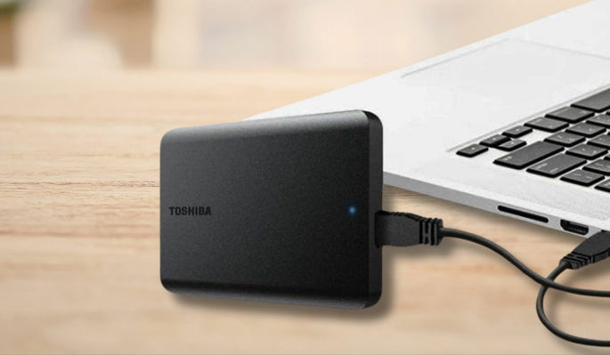 disco rígido portátil de 2TB toshiba
