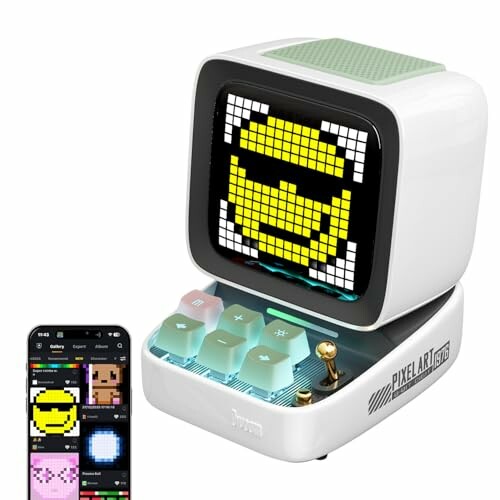 Divoom Ditoo Altifalante Bluetooth portátil com ecrã de pixeis retro