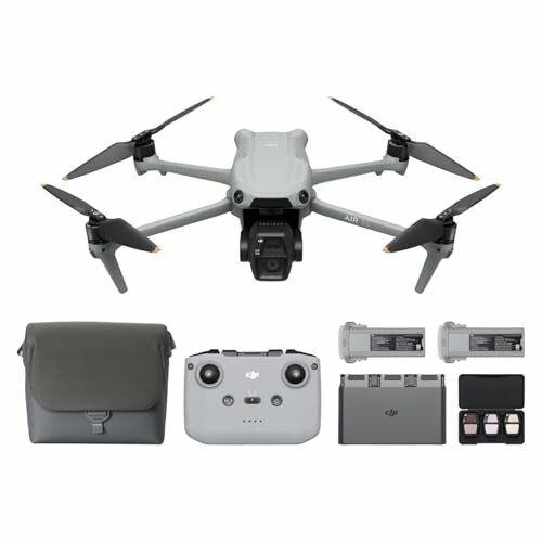 DJI Air 3S Voa Mais (RC-N3), drone 4K com c&acirc;mara dupla
