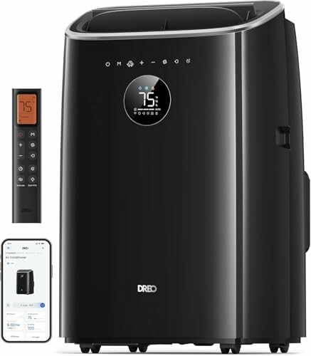 DREO ar condicionado port&aacute;til 7500 BTU 3-em-1