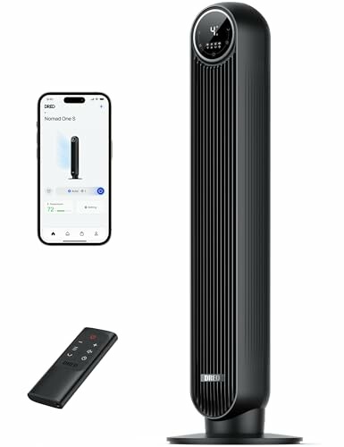 Dreo ventilador de pé silencioso 36 polegadas