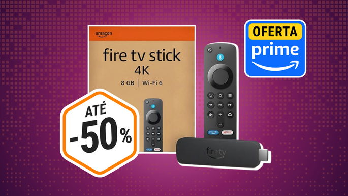 Fire TV Stick 4K por metade do preço