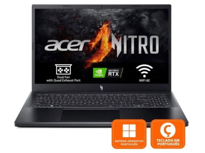 Acer Nitro V 15 ANV15-51 Intel Core i5-13420H/16GB/512GB SSD/RTX 4050/15.6" (PT)