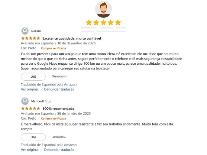 Avalia&ccedil;&otilde;es da Amazon
