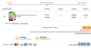 DEAL ALERT: ECOO 04, 3GB RAM 5.5", agora a 169€ ( -43€ )com este PROMOCODE