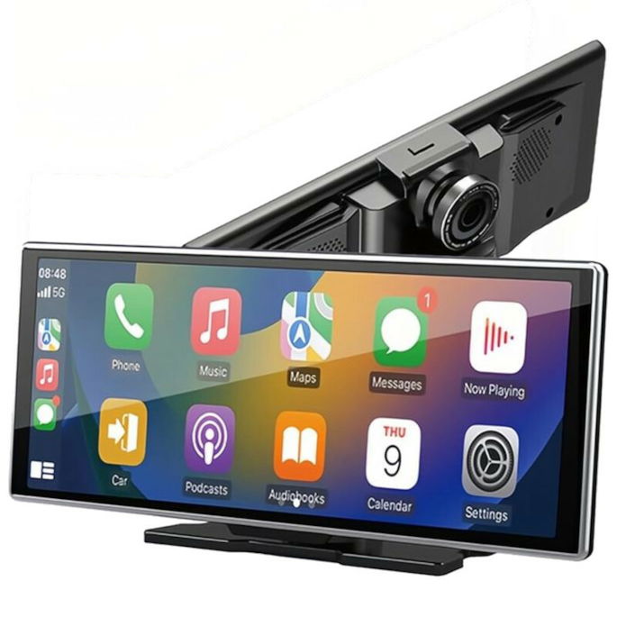Ecrã tátil universal de 11,26" sem fios Carplay / Android Auto