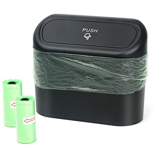 Einesin Bote de Basura para Coche 40 bolsas