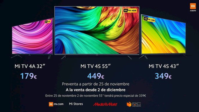 Xiaomi Mi TV 4S Mi TV 4A