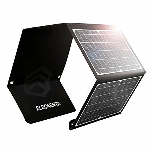 ELECAENTA 30 W PD18 W Carregador solar portátil 3 portas USB painel solar