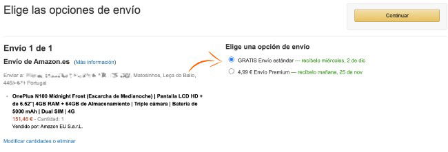 OnePlus Nord N100 Amazon.ES