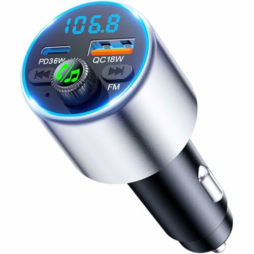 EOIWUY Transmissor FM Bluetooth Coche