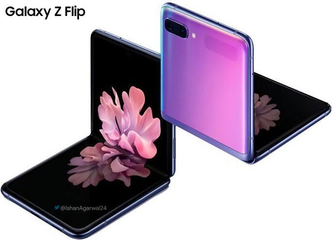 Samsung Galaxy Z Flip. Crédito: Ishan Agarwal