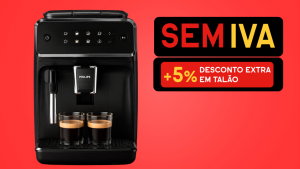Esquece as cápsulas! Máquina de café automática com 200 € de desconto