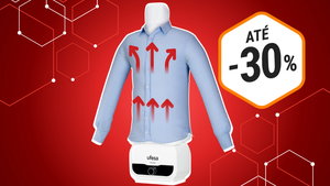Esquece o ferro: este gadget passa e seca automaticamente e está com preço de saldo