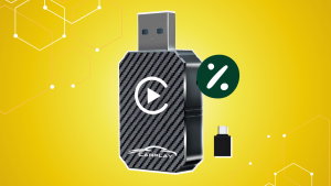 Esquece os cabos: este adaptador CarPlay sem fios muda tudo e nem chega aos 20 € na Amazon!