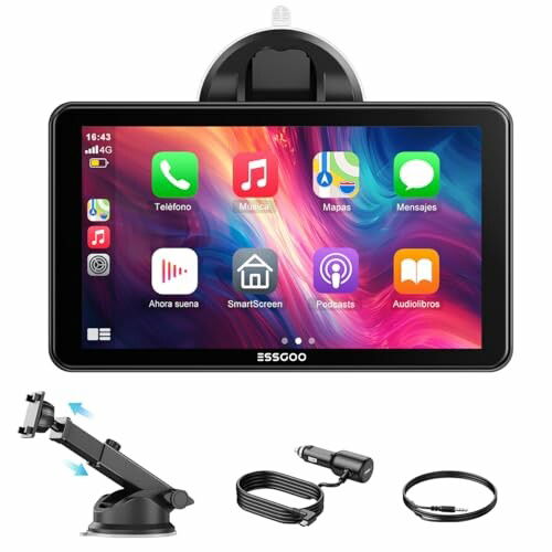 ESSGOO CarPlay & Android Auto 7"