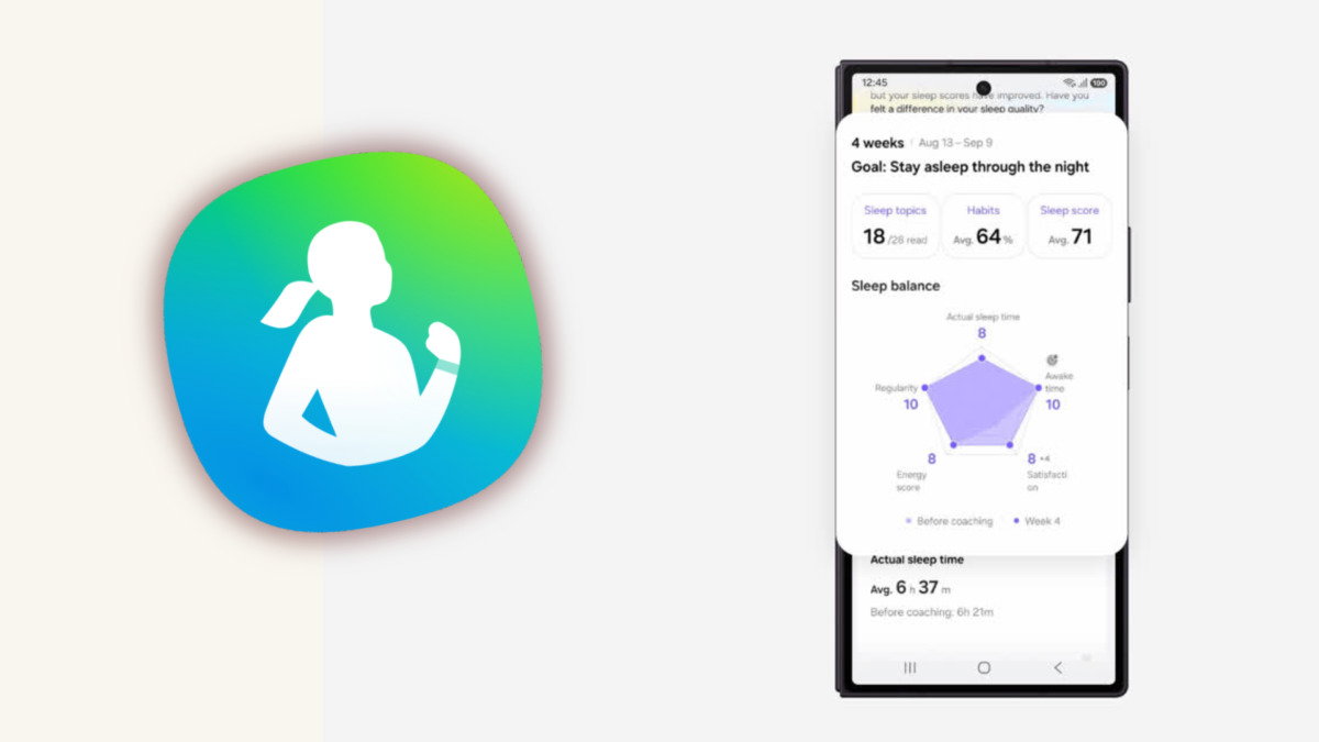 Samsung Health Update Cuts Sleep Coaching Setup to Three Nights