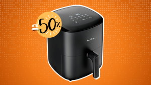 Esta é um achado! A air fryer Moulinex de 5L está quase a metade do preço na Amazon