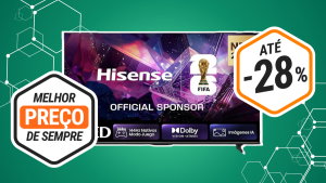 Esta Smart TV Hisense de 55" com Hi-QLED está ao melhor preço na Amazon