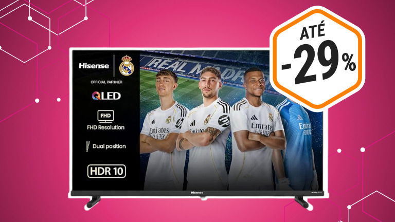 Esta Smart TV Hisense QLED de 40’’ custa menos de 250 € na Amazon!