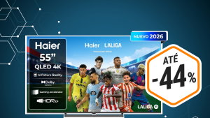 Esta Smart TV QLED 4K de 55" está ao preço da chuva na Amazon