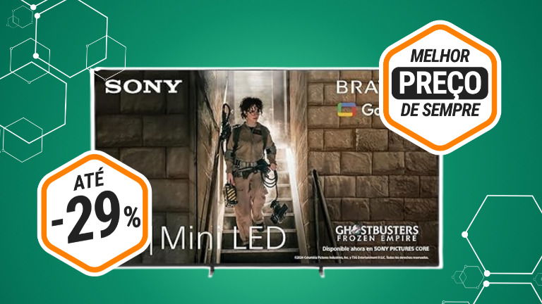 Esta Smart TV Sony BRAVIA 5 Mini LED 55" está ao menor preço de sempre na Amazon!