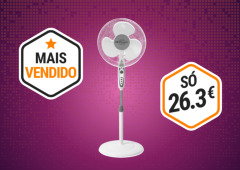 Esta ventoinha de pé é a mais vendida da Amazon e nem chega aos 30 €