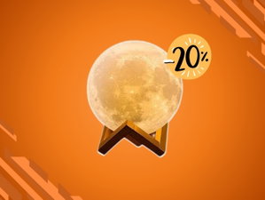Este candeeiro de lua que vais querer no teu quarto por menos de 20€