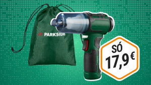 Este gadget Parkside do Lidl aspira, sopra e enche por 17,99 euros