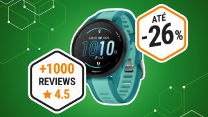 Garmin Forerunner 165 Music tem desconto 26% e deixa-te correr sem o smartphone