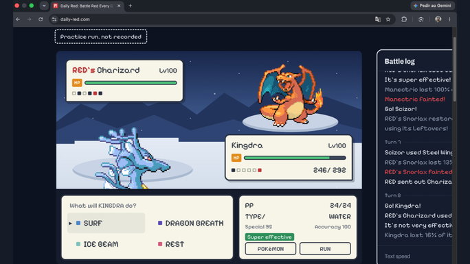 Este jogo gr&aacute;tis de Pok&eacute;mon transforma o desafio di&aacute;rio do Wordle numa batalha di&aacute;ria