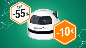 Este Mini aspirador de pó de mesa está por menos de 10 € no AliExpress