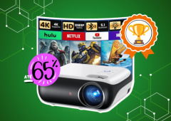 Este Mini Projetor 4K foi um dos mais vendidos e está por apenas 50 € na Amazon!