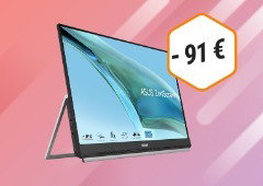 Este monitor portátil FHD de 24" da ASUS está 91 € mais barato na Amazon
