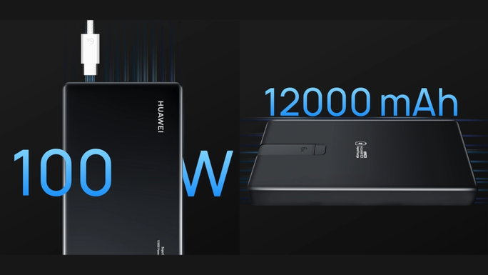 Este novo powerbank de 100 W da Huawei tamb&eacute;m &eacute; um rastreador