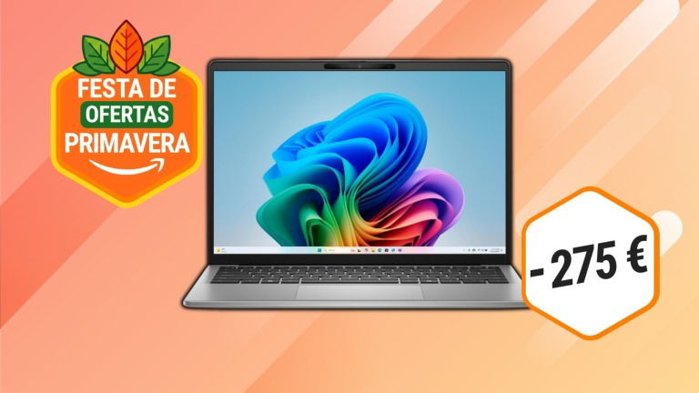 Este portátil com Copilot+ e 16 GB de RAM fica 275 € mais barato na Amazon