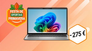 Este portátil com Copilot+ e 16 GB de RAM fica 275 € mais barato na Amazon