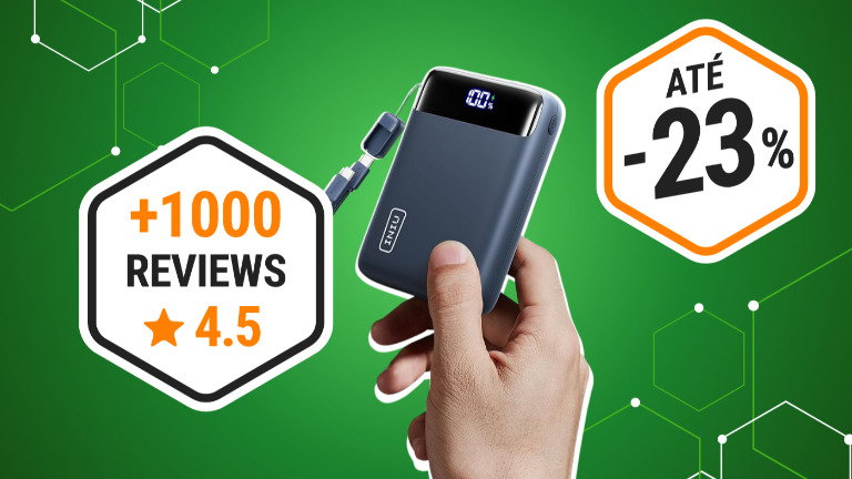 Este power bank ultracompacto de 20.000 mAh não chega aos 30 € na Amazon