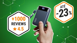 Este power bank ultracompacto de 20.000 mAh não chega aos 30 € na Amazon