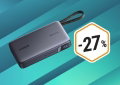 Este powerbank de 20.000 mAh e 67 W está 27% mais barato na Amazon