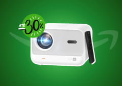 Este projetor portátil 1080P com som JBL está com desconto 27% e cupão na Amazon!