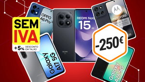 Estes 5 telemóveis estão com IVA zero e por menos de 250€ na Worten!