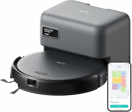 eufy by Anker C10 Robot Aspirador com Esta&ccedil;&atilde;o de Suc&ccedil;&atilde;o Autom&aacute;tica